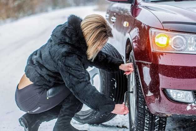 Повреждение шины от шипов