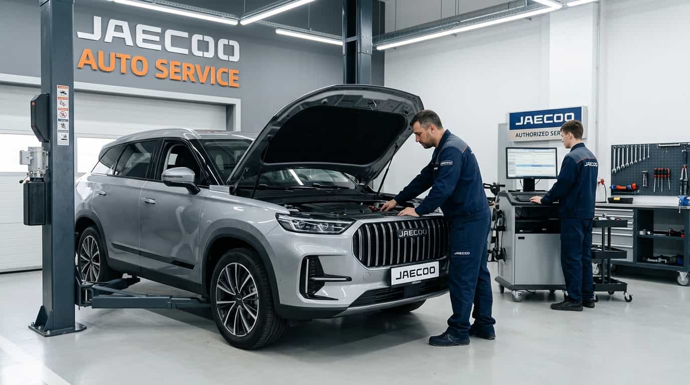 Какие работы входят в плановое обслуживание современных автомобилей Jaecoo
